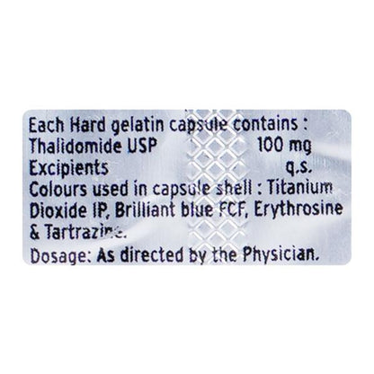 Thalix 100mg Capsule 10'S