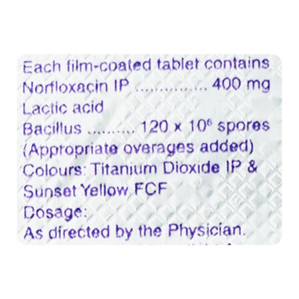 Norflox 400mg Tablet 10'S