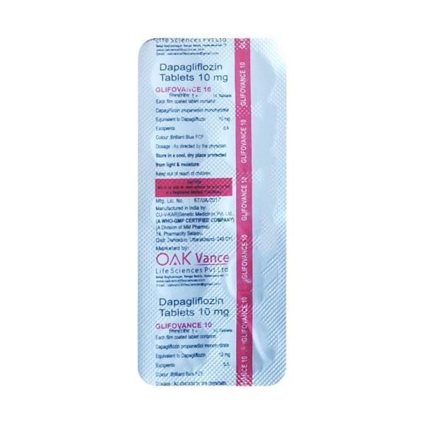GLIFOVANCE 10 Tablet 10's