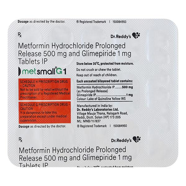 METSMALL G 1 Tablet 15's