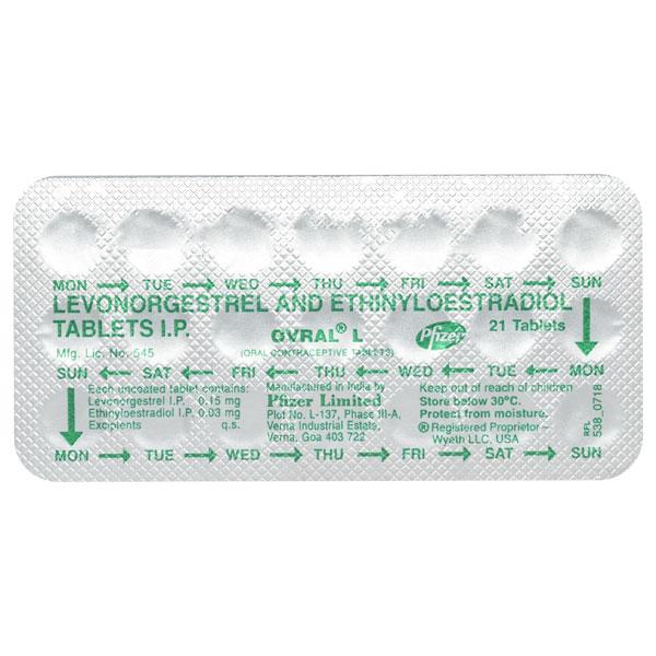 Ovral L Tablet 21'S