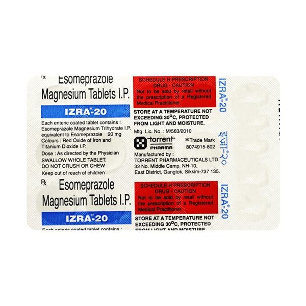 IZRA 20mg Tablet 15's