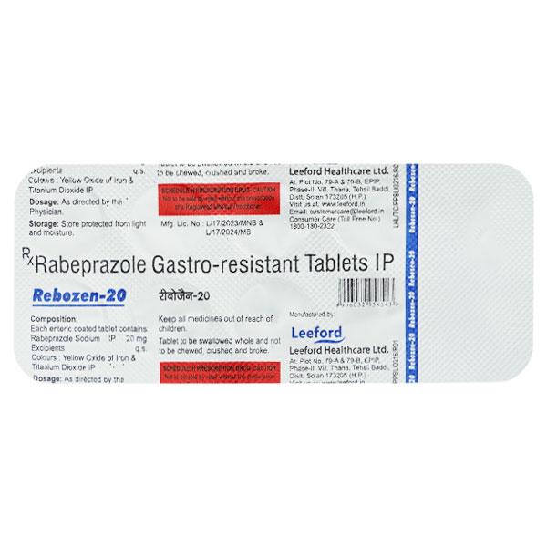 Rebozen 20mg Tablet 10'S