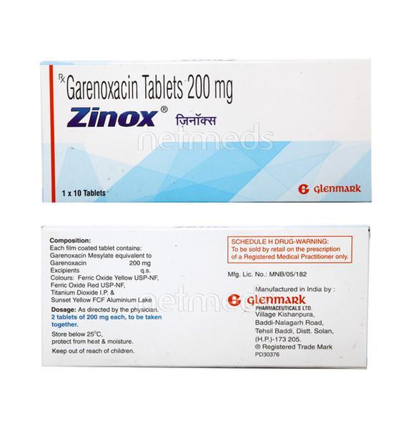 Zinox 200mg Tablet 10'S