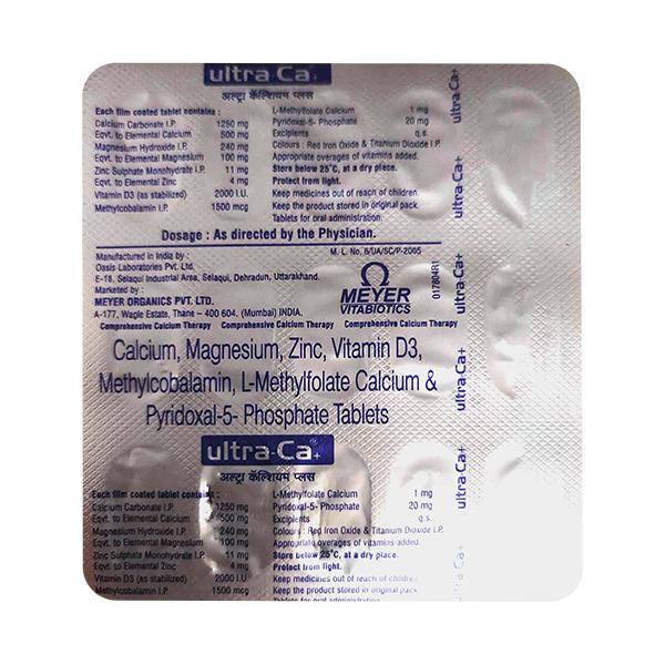 ULTRA CA+ Tablet 15's