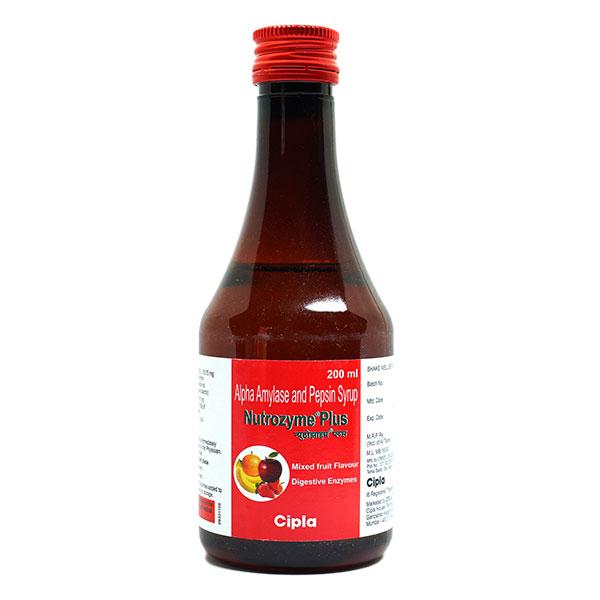 NUTROZYME PLUS MIXED FRUIT FLAVOUR Syrup 200ml
