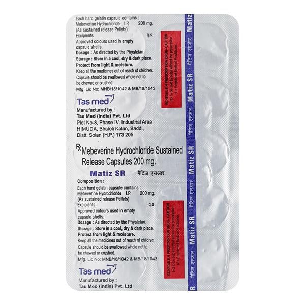 MATIZ SR 200mg Capsule 10's