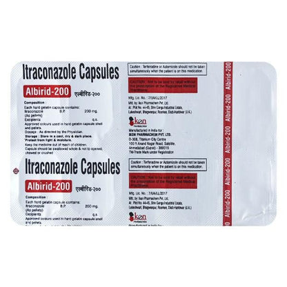 ALBIRID 200 Capsule 10's