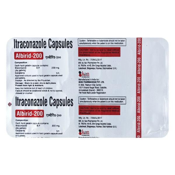 ALBIRID 200 Capsule 10's