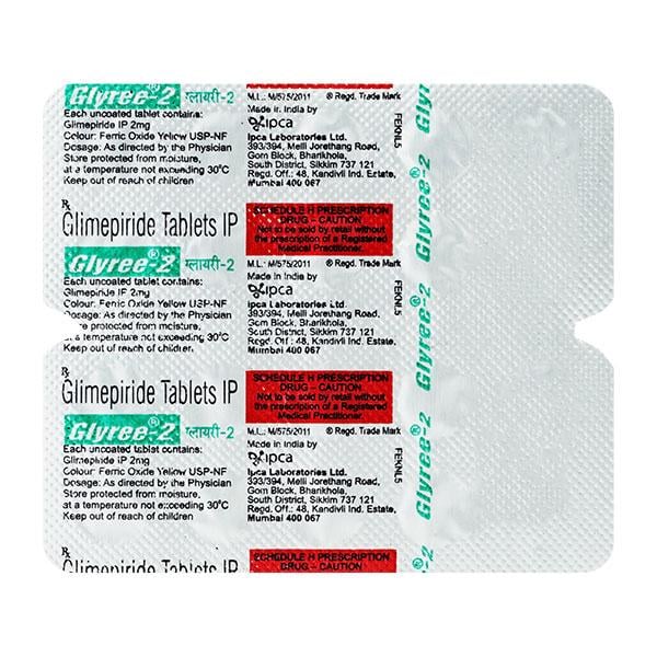 Glyree 2mg Tablet 10'S