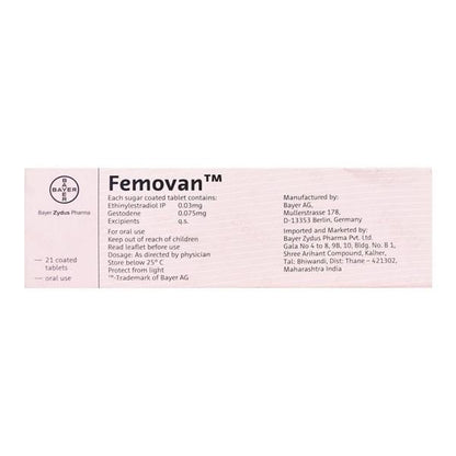 Femovan Tablet 21'S