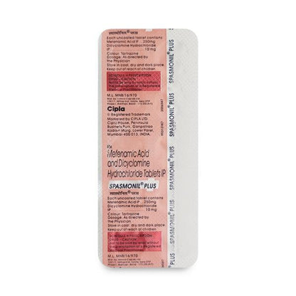 Spasmonil Plus Tablet 10'S