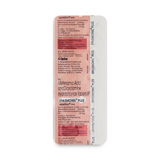 Spasmonil Plus Tablet 10'S
