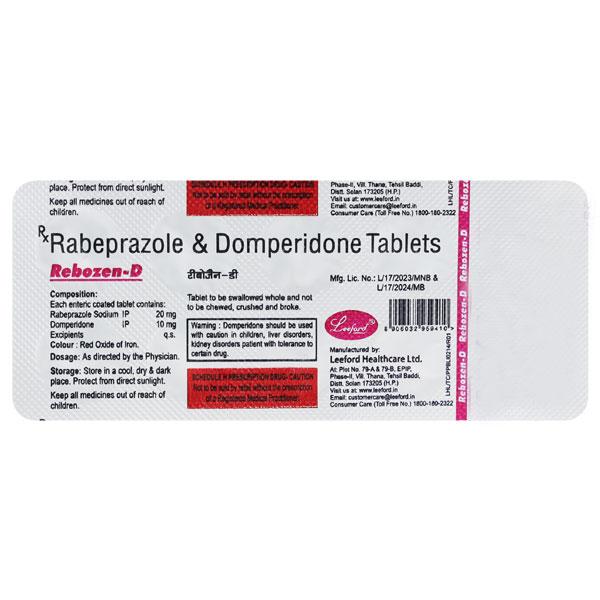 REBOZEN D Tablet 10's