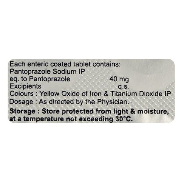 PANTONAX 40mg Tablet 10's