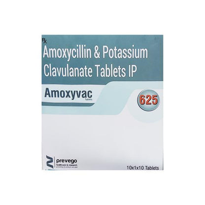 AMOXYVAC 625 Tablet 10's