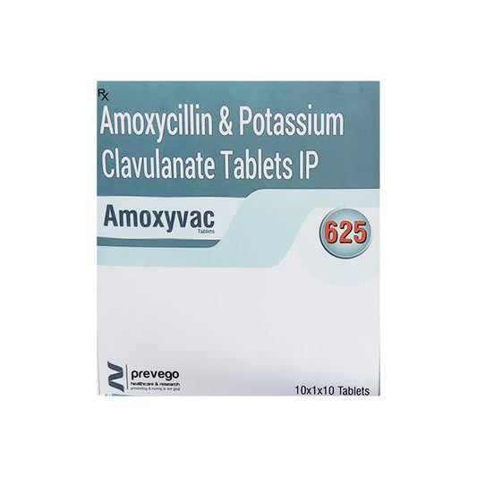 AMOXYVAC 625 Tablet 10's
