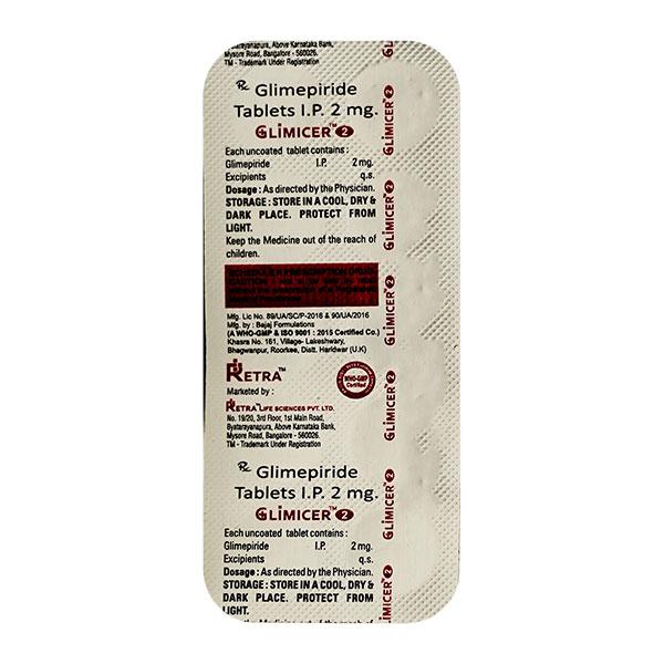 GLIMICER 2 Tablet 10's
