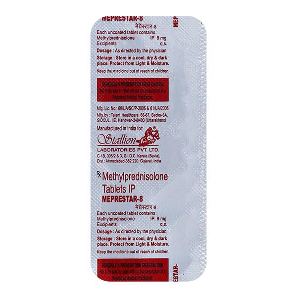 MEPRESTAR 8 Tablet 10's