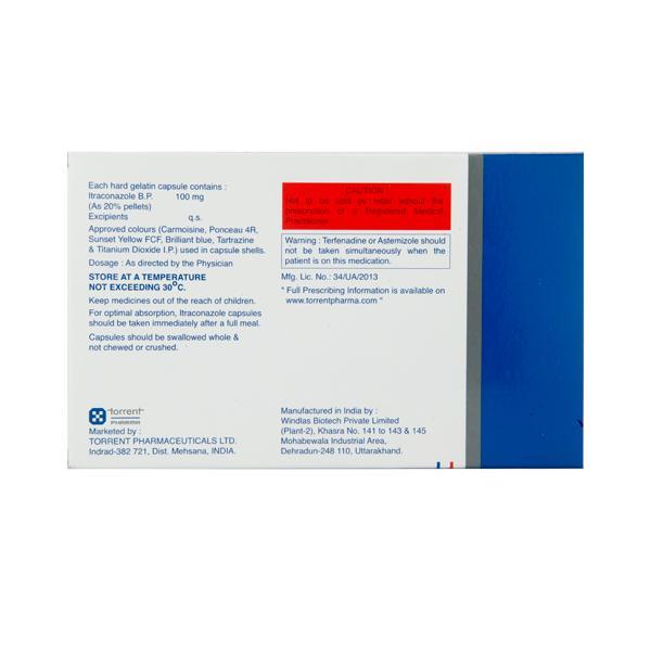 Itraclar 100mg Capsule 10'S