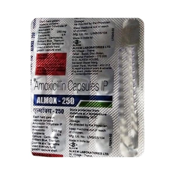 Almox 250mg Capsule 15'S