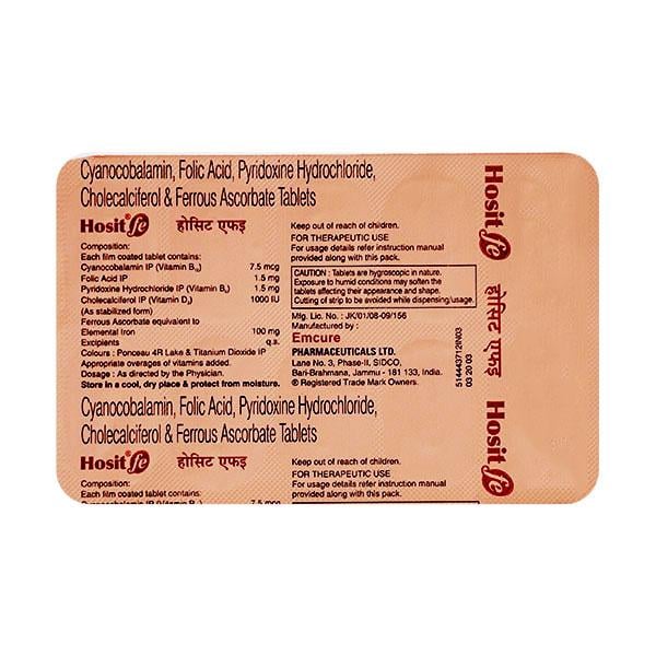 HOSIT FE Tablet 10's