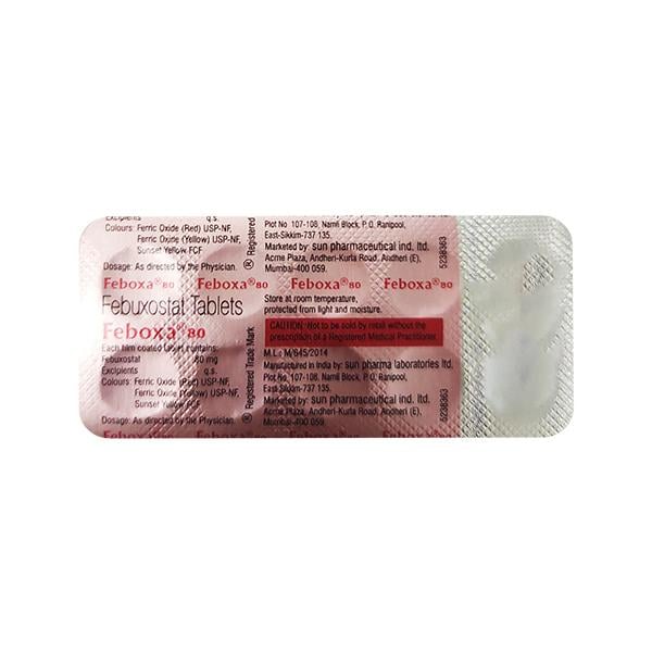 Feboxa 80mg Tablet 10'S