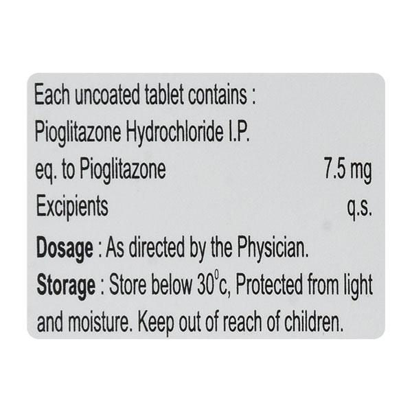 Piopar 7.5mg Tablet 30'S