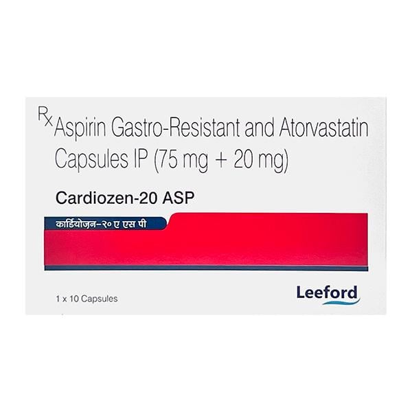 CARDIOZEN 20 ASP Capsule 10's