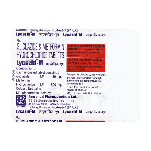 Lycazid M Tablet 10'S
