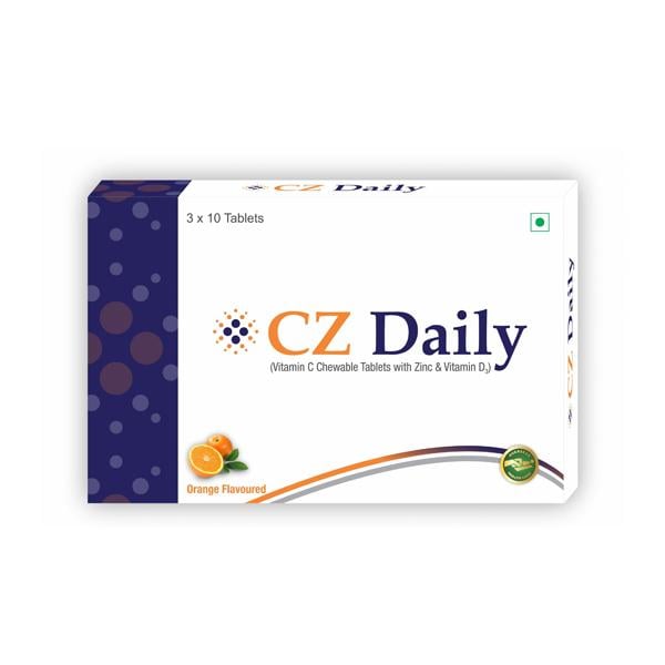 CZ DAILY ORANGE FLAVOURED Tablet 10's