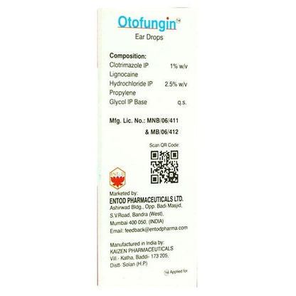 OTOFUNGIN Ear Drops 10ml