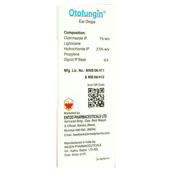 OTOFUNGIN Ear Drops 10ml