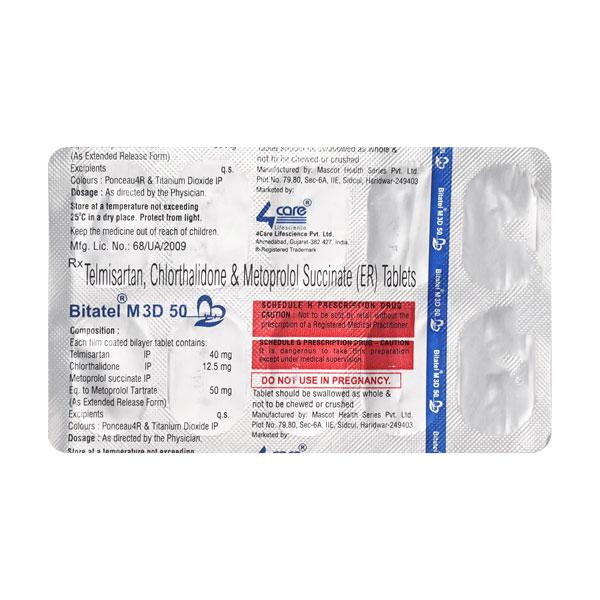 BITATEL M 3D 50 Tablet 10's