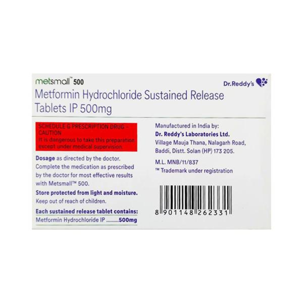 METSMALL 500 Tablet 30's