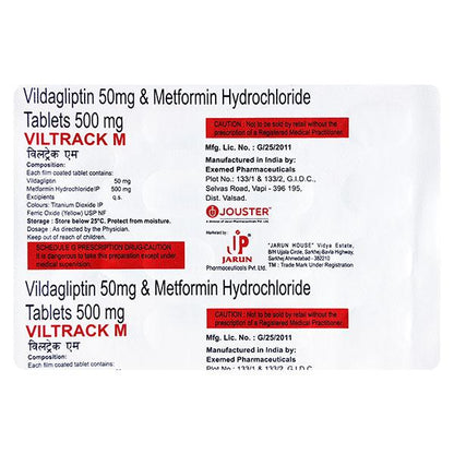 VILTRACK M 500mg Tablet 15's