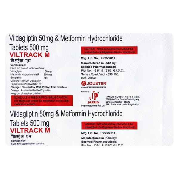 VILTRACK M 500mg Tablet 15's