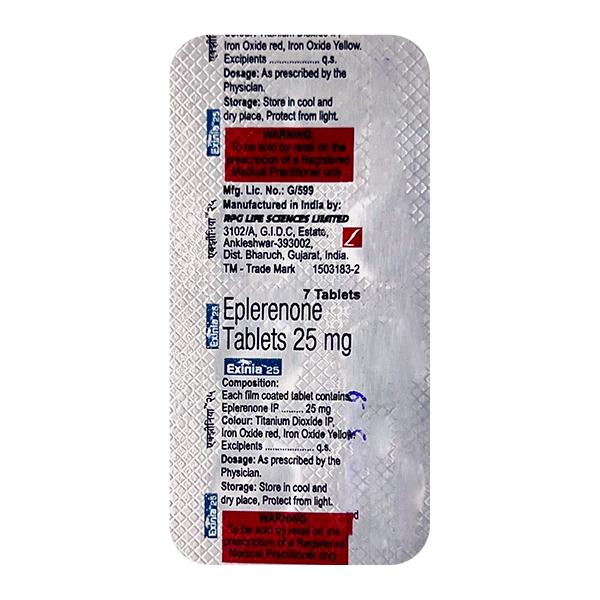 Exinia 25mg Tablet 7'S