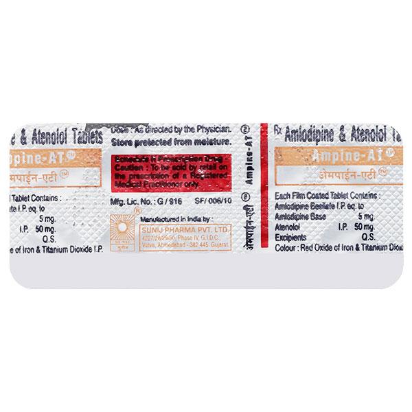 AMPINE AT 5/50MG TABLET 10'S