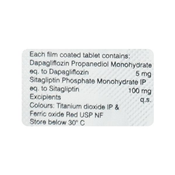 DAPAGLYN S 5/100 Tablet 10's