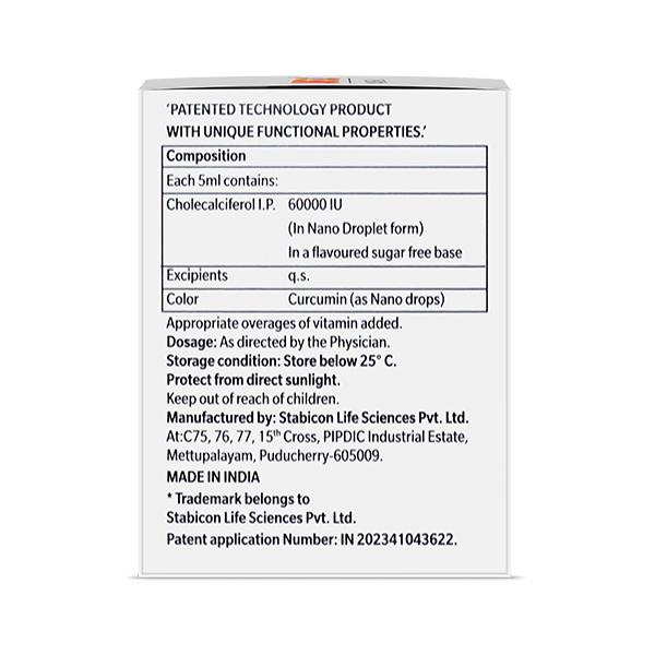 UNS D3 SUGAR FREE Oral Solution 5ml