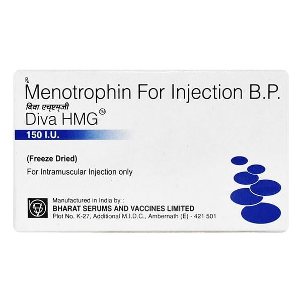 Diva Hmg 150IU Injection 1's