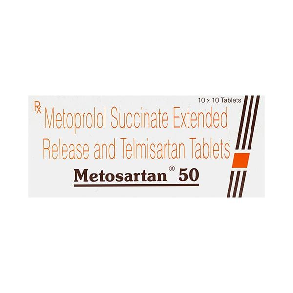 Metosartan 50mg Tablet 10'S