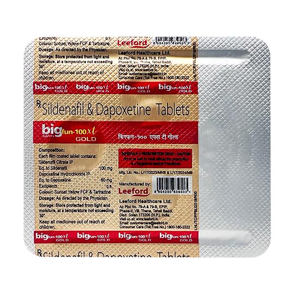 BIGFUN 100 XT GOLD Tablet 4's