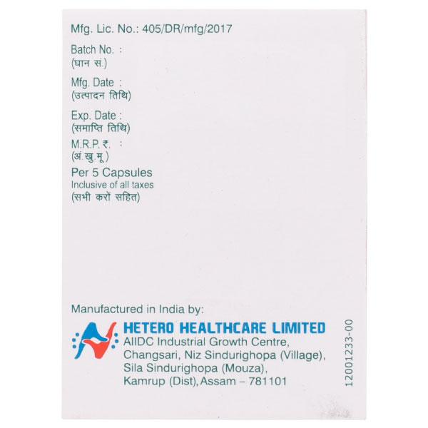 Temotero 250mg Capsule 5'S