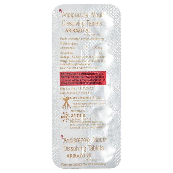 ARIRAZO 20 Tablet 10's