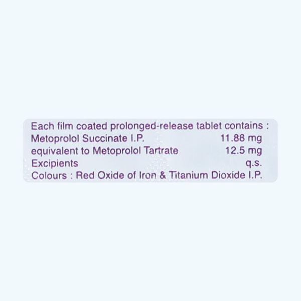Metocard XL 12.5mg Tablet 10'S