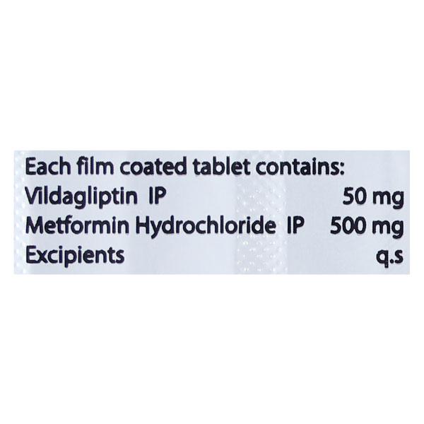 SAHAVIL M 50/500 Tablet 10's