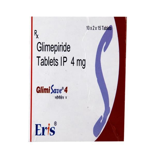 Glimisave 4mg Tablet 15'S