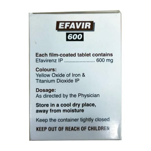 Efavir 600mg Tablet 30'S